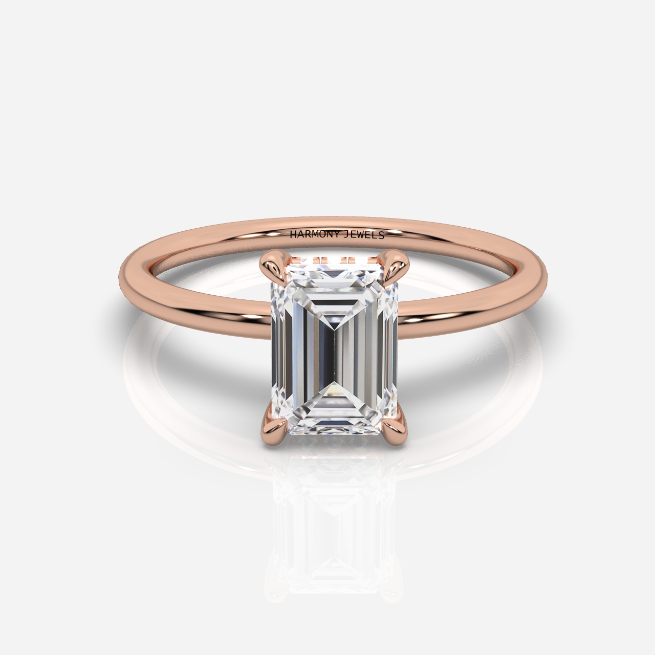 Juliette Hidden Halo Emerald